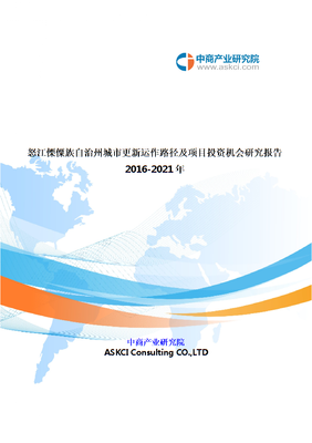 怒江傈僳族自治州城市更新地研究报告.doc